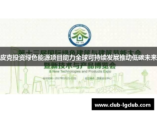 皮克投资绿色能源项目助力全球可持续发展推动低碳未来