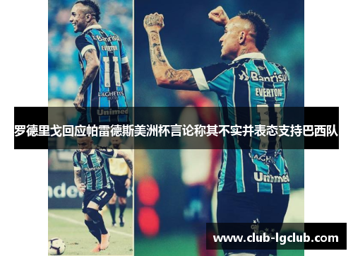 罗德里戈回应帕雷德斯美洲杯言论称其不实并表态支持巴西队