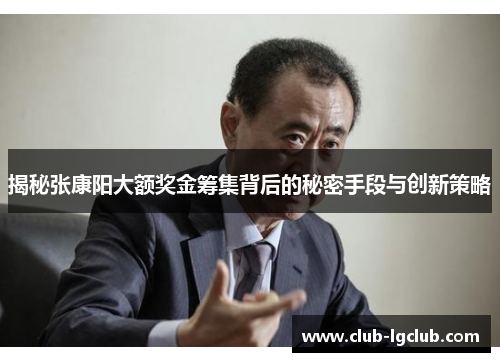 揭秘张康阳大额奖金筹集背后的秘密手段与创新策略